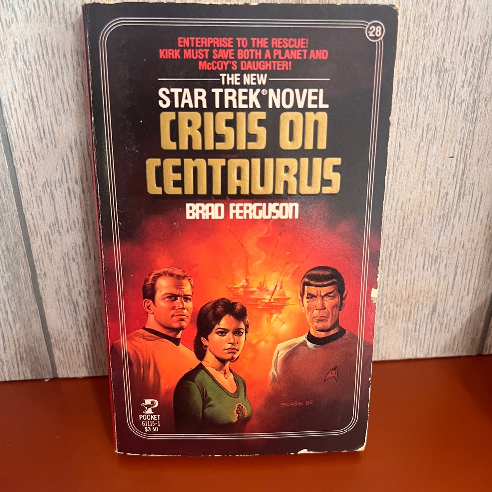 Star Trek Crisis on Centaurus Brad‎ Ferguson Pocket Books #28 Paperback 1986